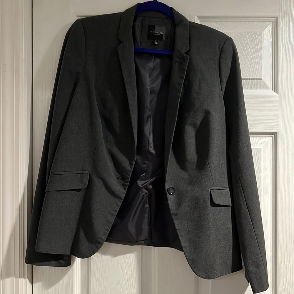 The Limited Gray Suit Blazer Size 12